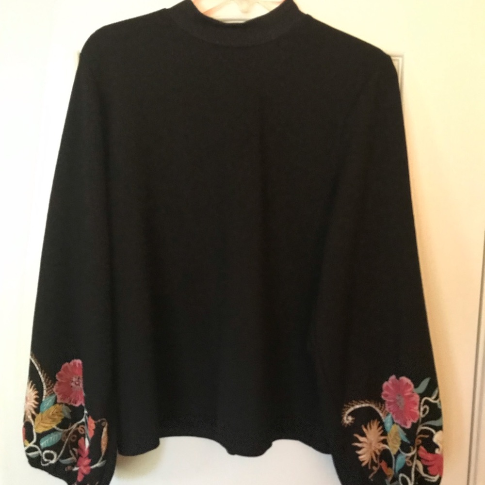 Zara puffed sleeve blouse